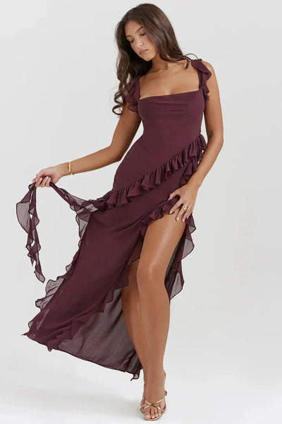 Maison Léa™ | Robe élégante avec jambes ouvertes