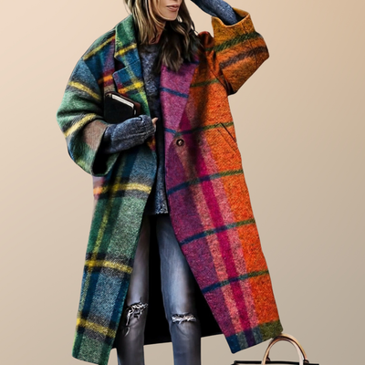 Elizara | Oversizní dámský kabát