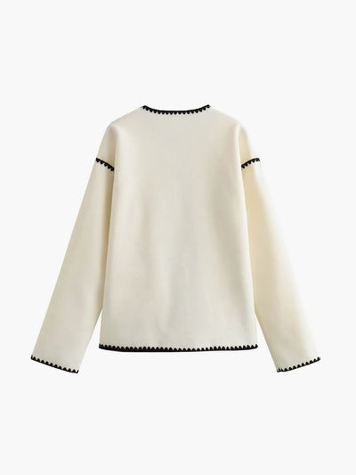 Maison Léa™ | Veste contrastée