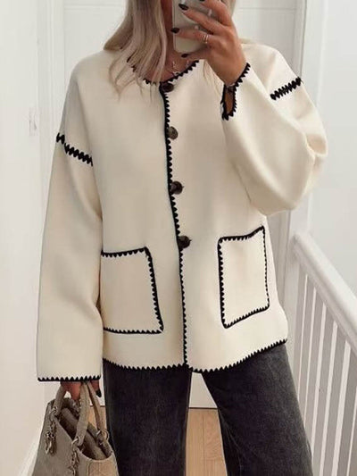 Maison Léa™ | Veste contrastée