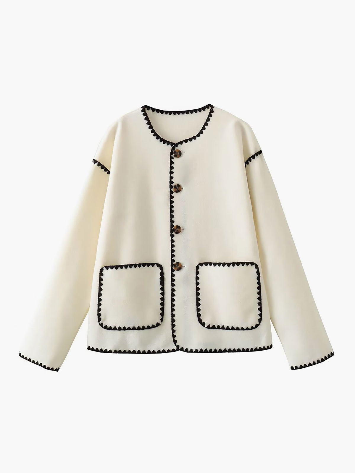 Maison Léa™ | Veste contrastée