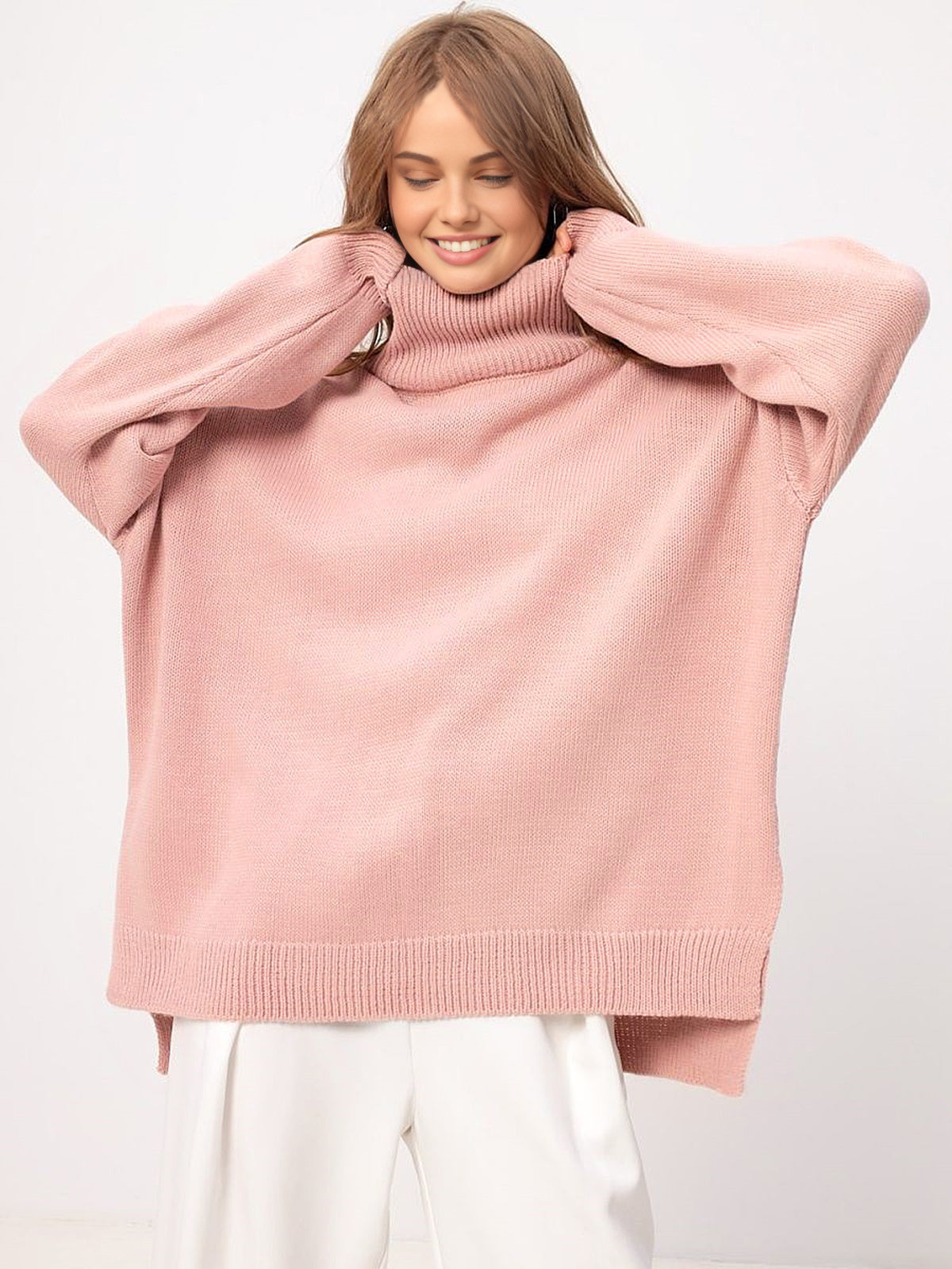 Maison Léa™ | Pull avec fente surdimensionnée