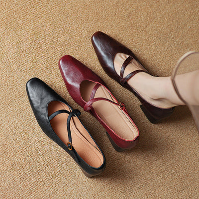 Seravi Leather Heels