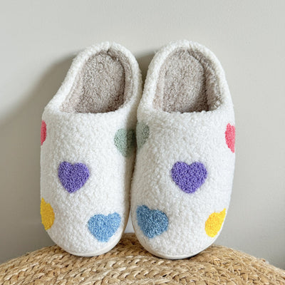 Maison Léa™ | Colourful Heart Slippers