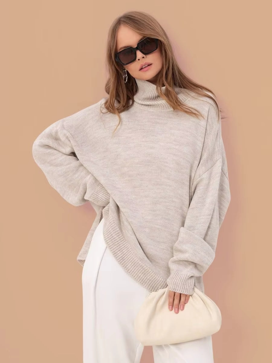 Maison Léa™ | Pull avec fente surdimensionnée