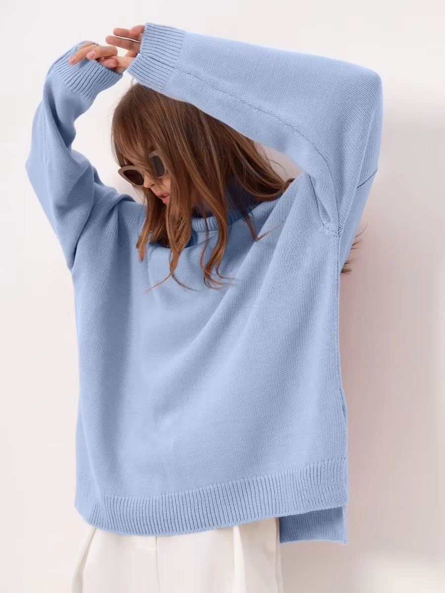 Maison Léa™ | Pull avec fente surdimensionnée