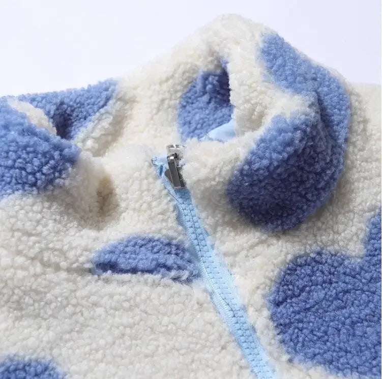 Izabela | Oboustranná bunda se srdíčky