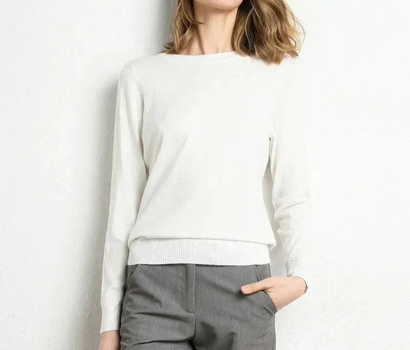 Maison Léa™ | Pull confort en laine essentiel