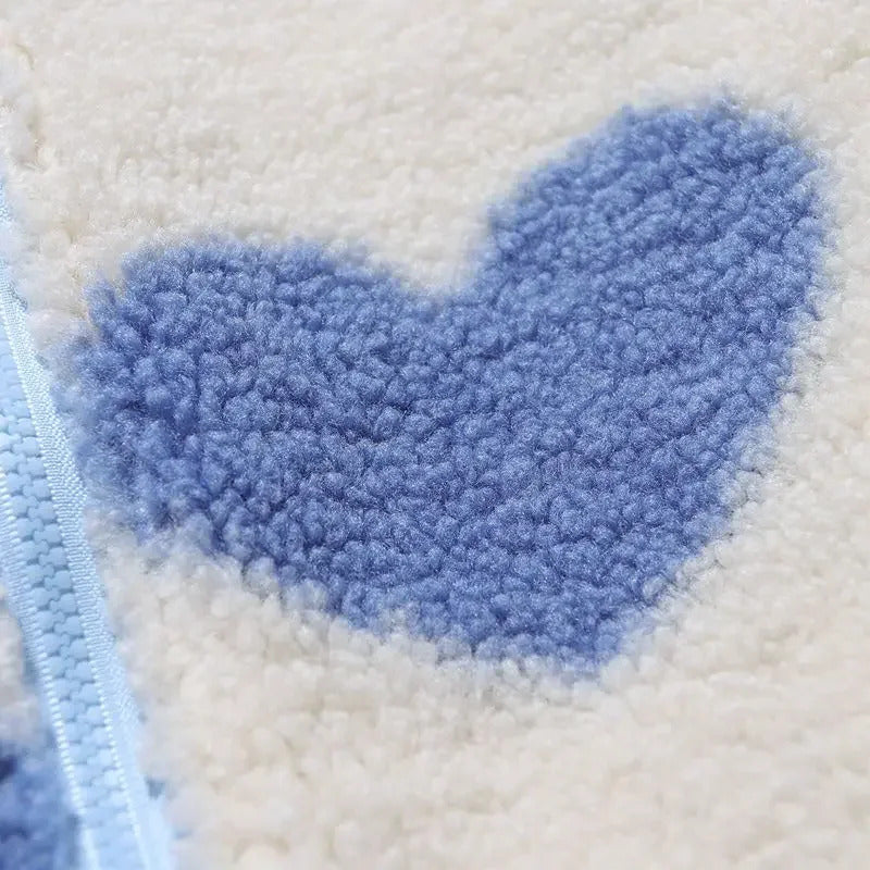 Izabela | Oboustranná bunda se srdíčky