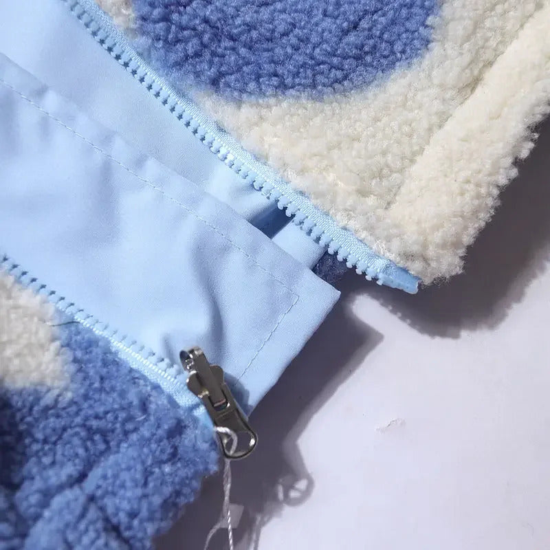 Izabela | Oboustranná bunda se srdíčky