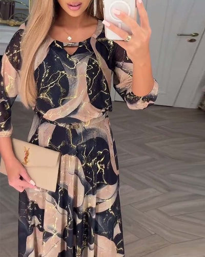 Liviana | Elegancka sukienka z szyfonu