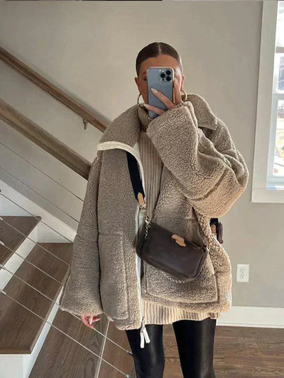 Maison Léa™ | Veste Teddyfleece