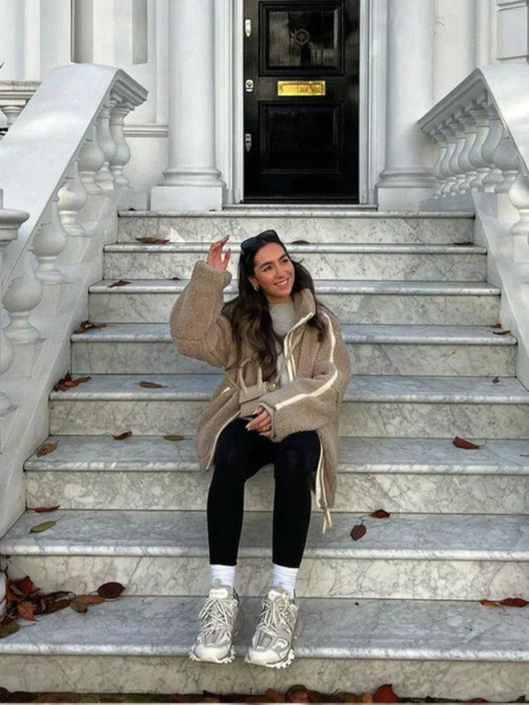 Maison Léa™ | Veste Teddyfleece