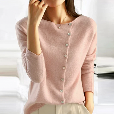 Maison Léa™ | Cardigan classique en maille boutonnée