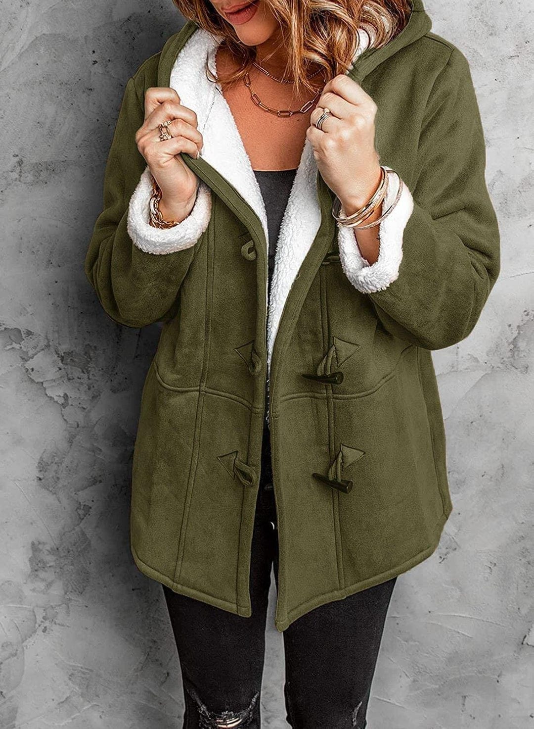 Manteau d'hiver à capuche