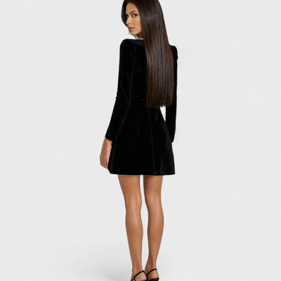 Serina | Šaty s křišťálovým límcem