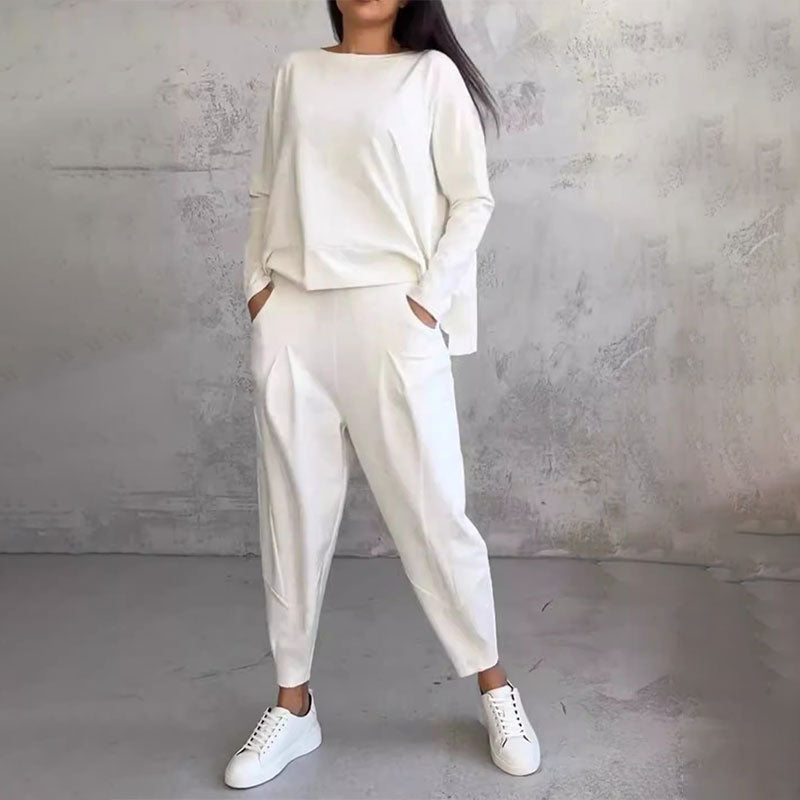 Marine™ | Ensemble deux-pièces avec haut à manches longues et pantalon ample