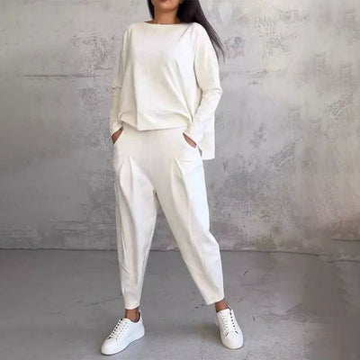 Marine™ | Ensemble deux-pièces avec haut à manches longues et pantalon ample