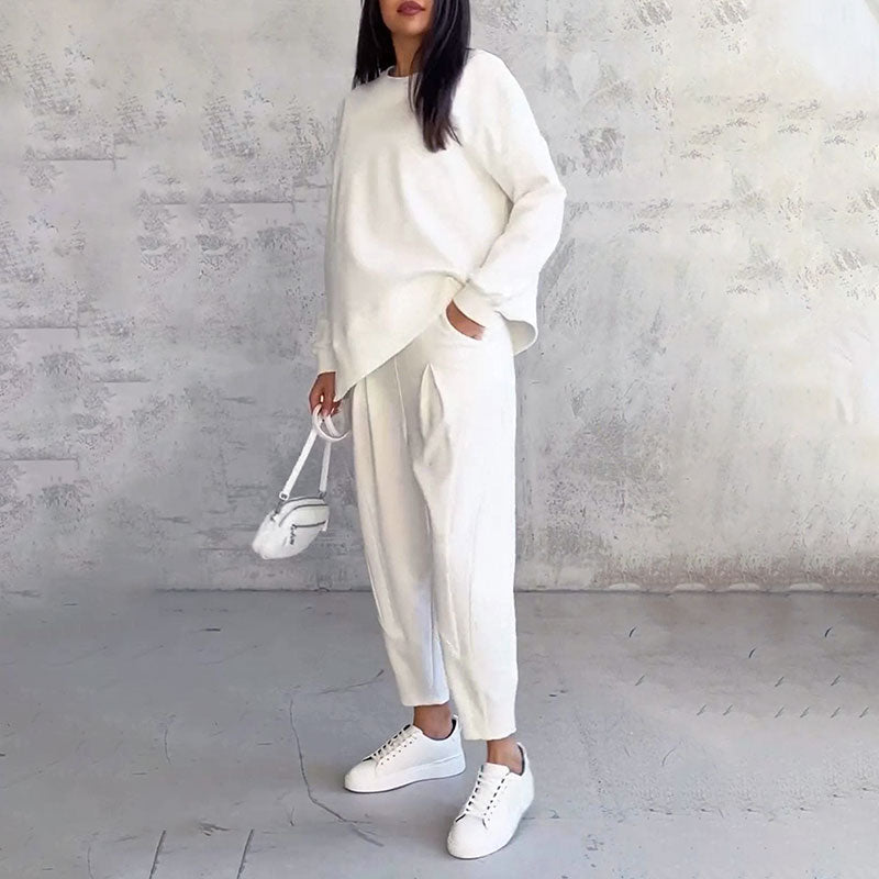 Marine™ | Ensemble deux-pièces avec haut à manches longues et pantalon ample