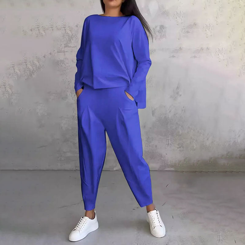 Marine™ | Ensemble deux-pièces avec haut à manches longues et pantalon ample