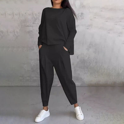 Marine™ | Ensemble deux-pièces avec haut à manches longues et pantalon ample