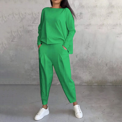 Marine™ | Ensemble deux-pièces avec haut à manches longues et pantalon ample