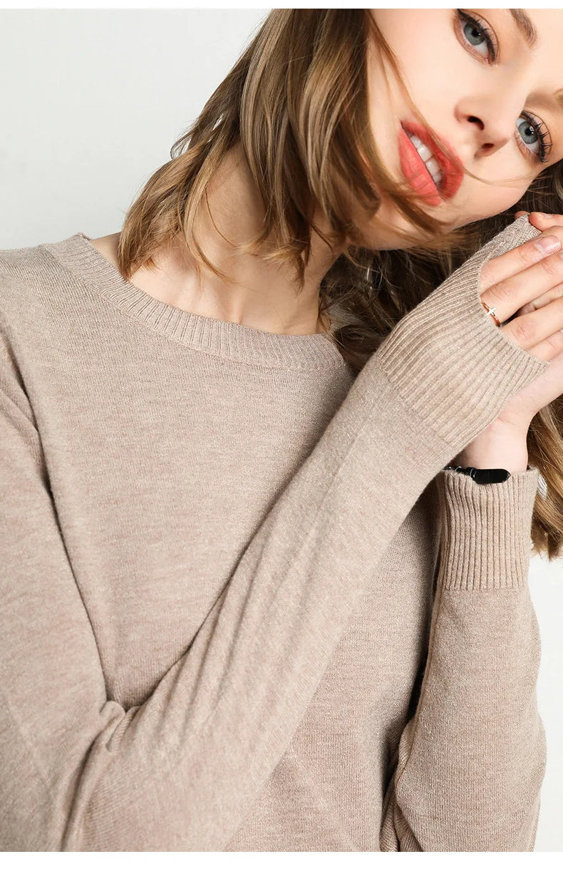 Maison Léa™ | Pull confort en laine essentiel